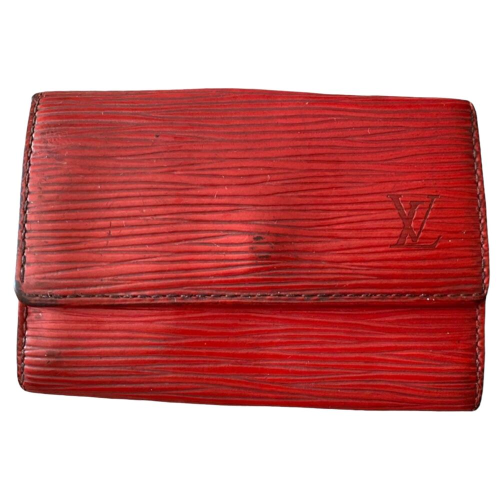 Louis Vuitton Folding Red Epi 6 Multicles Hook Key Ring